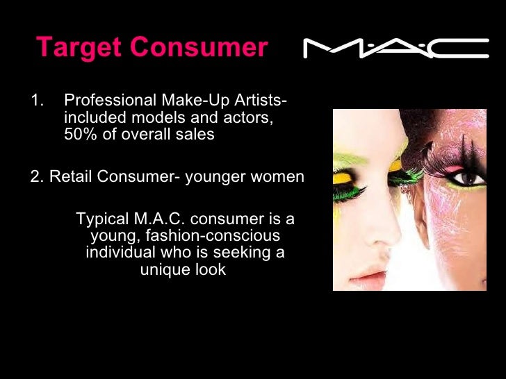 mac cosmetics target market analysis